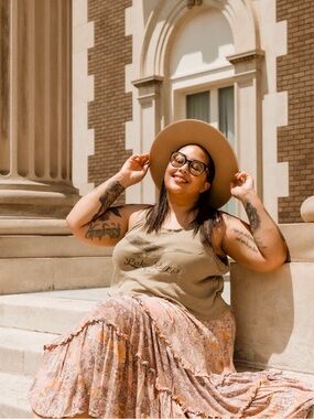 Lack Of Color Satin-Lined Beige Felt Fedora